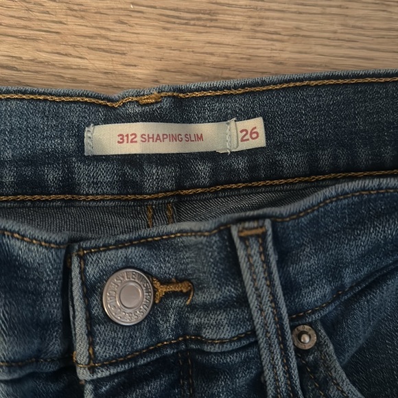 LEVIS 312 shaping slim high waisted jeans 26 - Picture 4 of 7